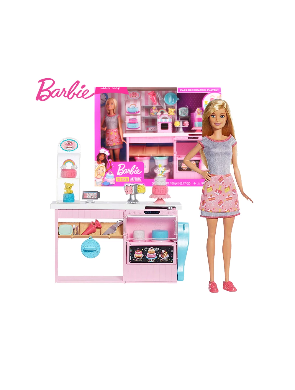 Barbie Cake Decorating Playset